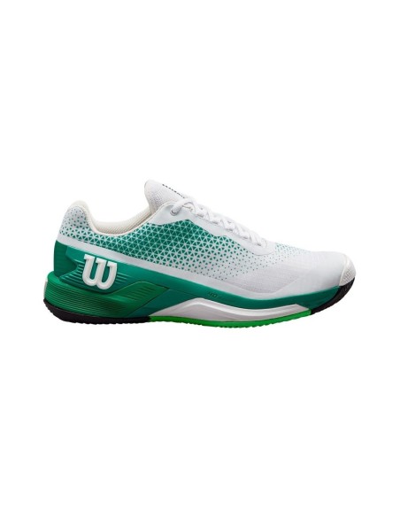 Wilson Rush Pro 4.0 Clay Blanco Verde | Ofertas de pádel
